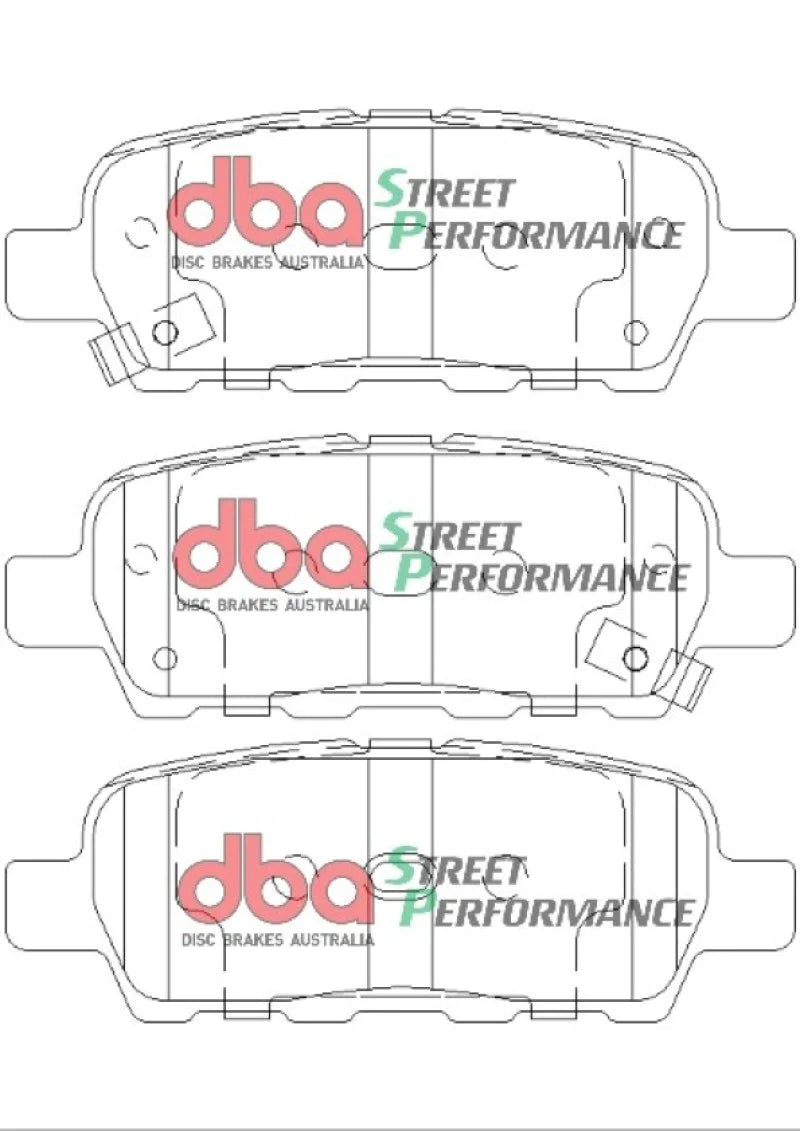 DBA 07-13 Nissan Sentra SP500 Rear Brake Pads - DB1509SP