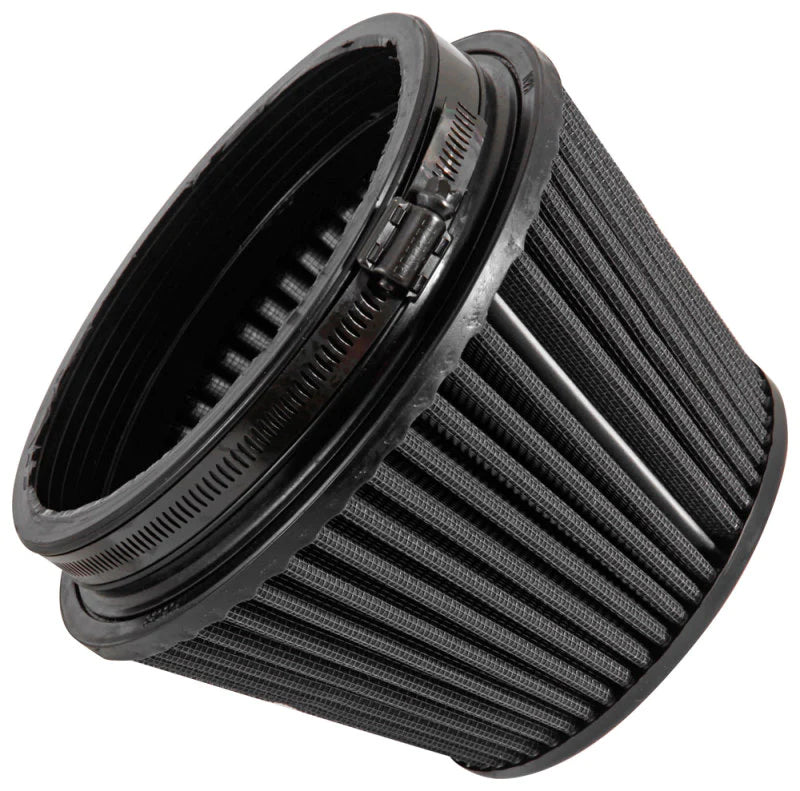 K&N Universal Rubber Filter Round Tapered 6in Flange ID x - RU-3106HBK