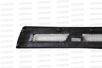 Seibon 08-12 Mitsubishi Lancer Evo X Shaved Emblem Carbon Fiber - FG0809MITEVOX-S