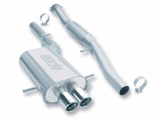 Borla 02-07 WRX Twin Tip Hush Catback Exhaust - 140053-C-Dub Tech