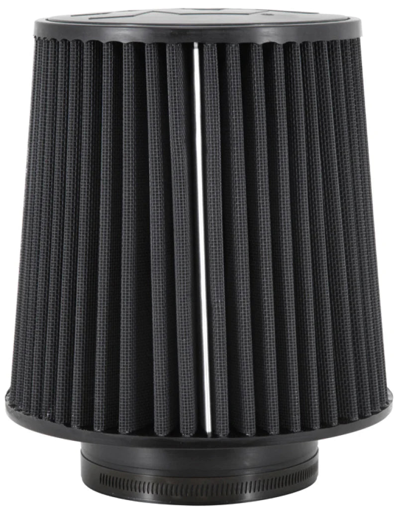 K&N Universal Rubber Filter-Round Tapered 4.5in Flange ID x 8in - RU-5283HBK