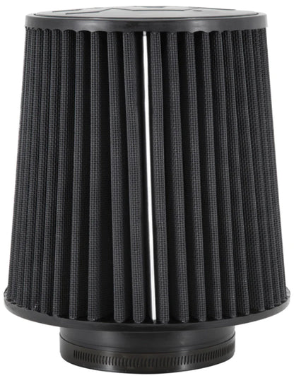 K&N Universal Rubber Filter-Round Tapered 4.5in Flange ID x 8in - RU-5283HBK