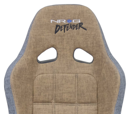 NRG Defender Seat/ Water Resistant Steel Frame Suspension - Brown - DF-100BR