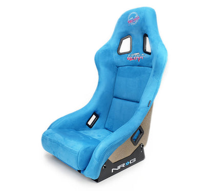 NRG FRP Bucket Seat ULTRA Edition - Medium (Blue Alcantara/Pearlized - FRP-303BL-ULTRA