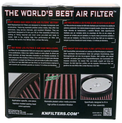 K&N Custom Air Filter Round 6.125in ID / 7.5in OD - E-3336