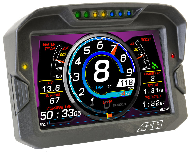 AEM CD-7 Non Logging Race Dash Carbon Fiber Digital Display - 30-5700-C-Dub Tech