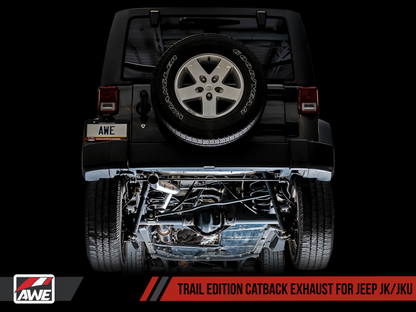 AWE Tuning 07-18 Jeep Wrangler JK/JKU 3.6L Trail Edition Cat-Back - 3015-21007-C-Dub Tech