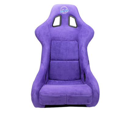 NRG FRP Bucket Seat PRISMA Edition W/ pearlized Back Purple - FRP-302PP-PRISMA