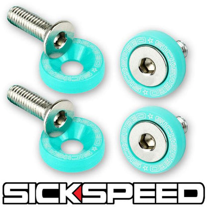 4 PC 5MM WINDSCREEN FENDER WASHER BOLT KIT FOR MOTORCYCLE WINDSHIELD-C-Dub Tech