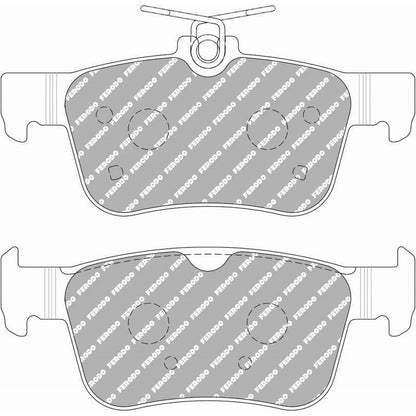 Ferodo DS2500 Rear Brake Pads | 2017-2021 Honda Civic Type-R (FCP5086H)