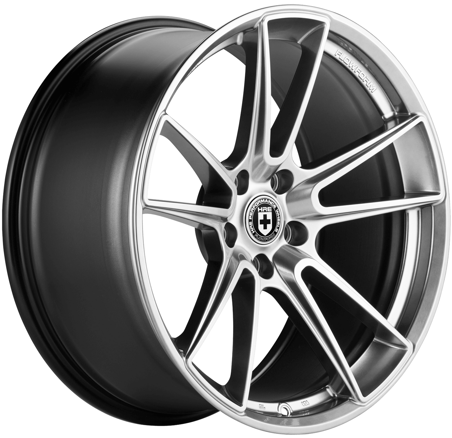 HRE FF04 Wheel, 20x9.5, 5x120, +20, Liquid Metal - 04L009520043LM