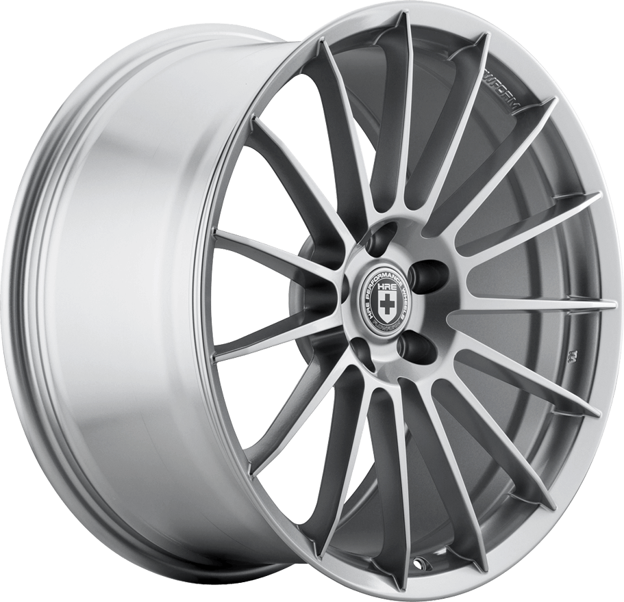 HRE FF15 Wheel, 19x8.5, 5x130, +50, Liquid Silver - 15H908550022LS