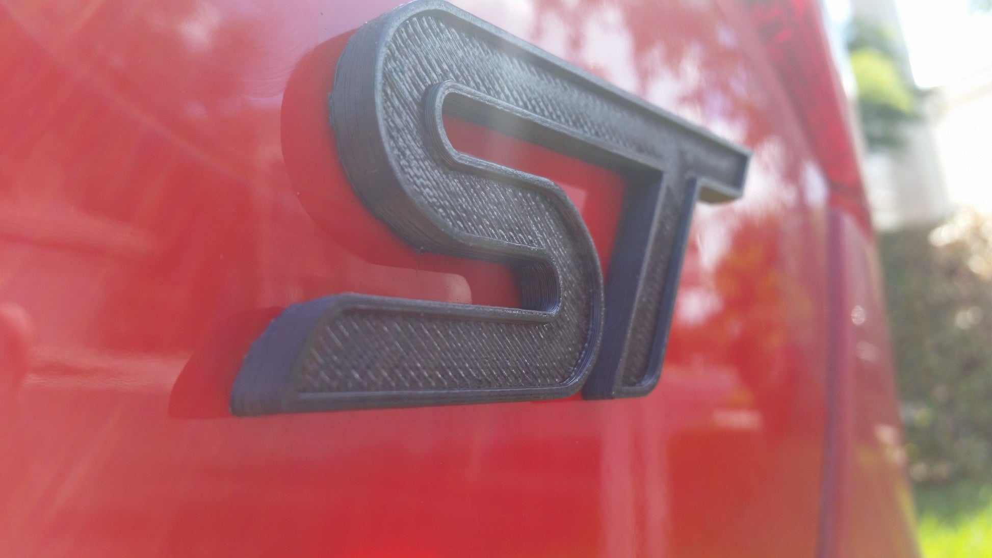 2013-2019+ Ford Focus / Ford Fiesta ST Emblem "ST" - Rear-C-Dub Tech