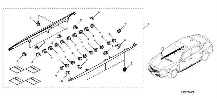 Genuine Acura 2023+ Integra Side Underbody Spoiler (Side Skirt)