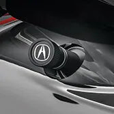 Genuine Acura Valve Stem Cap, Black A-Mark