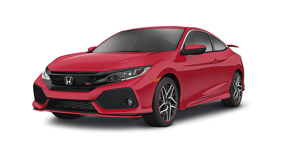 Genuine Honda 2017-2021 Civic Front Underbody Spoiler, Rallye Red