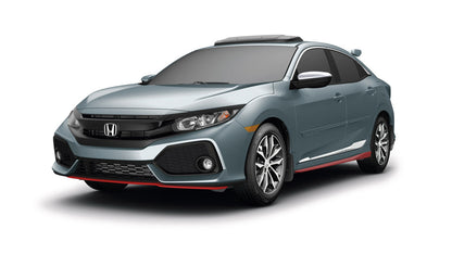 Genuine Honda 2017-2021 Civic Front Underbody Spoiler, Rallye Red