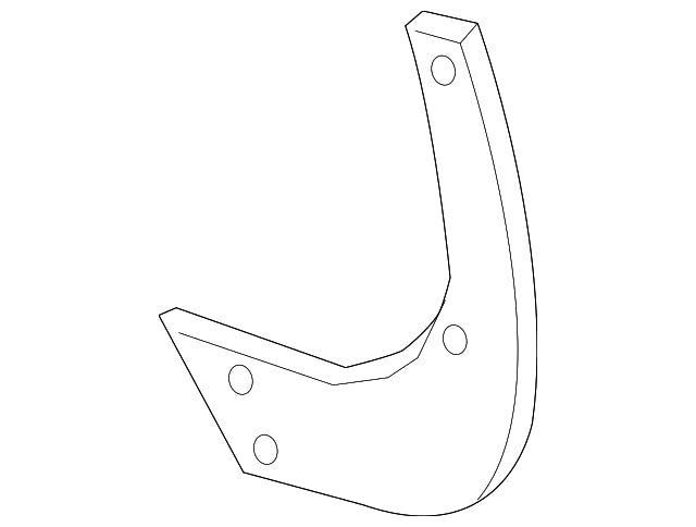 Genuine Honda 2017+ Ridgeline Splash Guards, Front