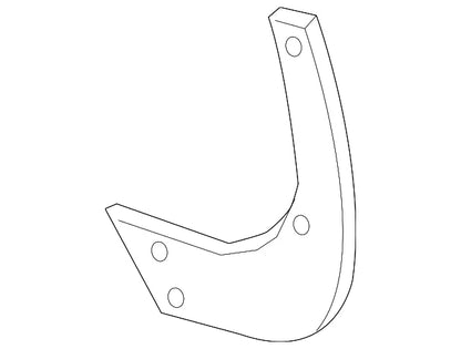 Genuine Honda 2017+ Ridgeline Splash Guards, Front