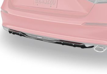 Genuine Honda Civic 2022+ HPD Rear Underbody Spoiler, Berlina Black