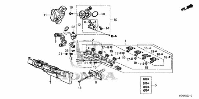 Genuine Honda Fuel Injector Set - Civic Si / CR-V / Accord
