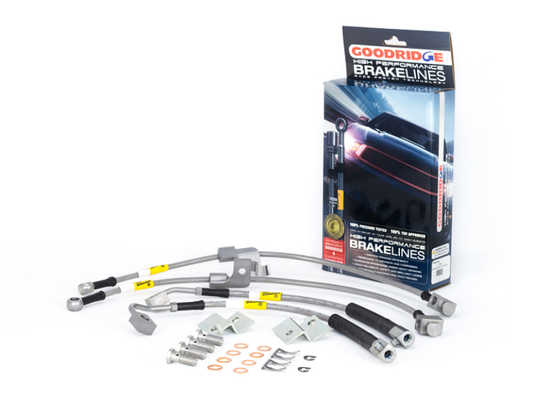 Goodridge G-Stop Stainless Steel Brake Line Kit 4 Line Kit - Ford Mustang 2015-2018