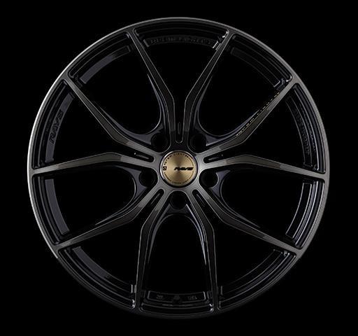 Gram Lights 57FXX-CJ 5x114.3 19x8.0" +45mm Offset Black Japanesque Wheels