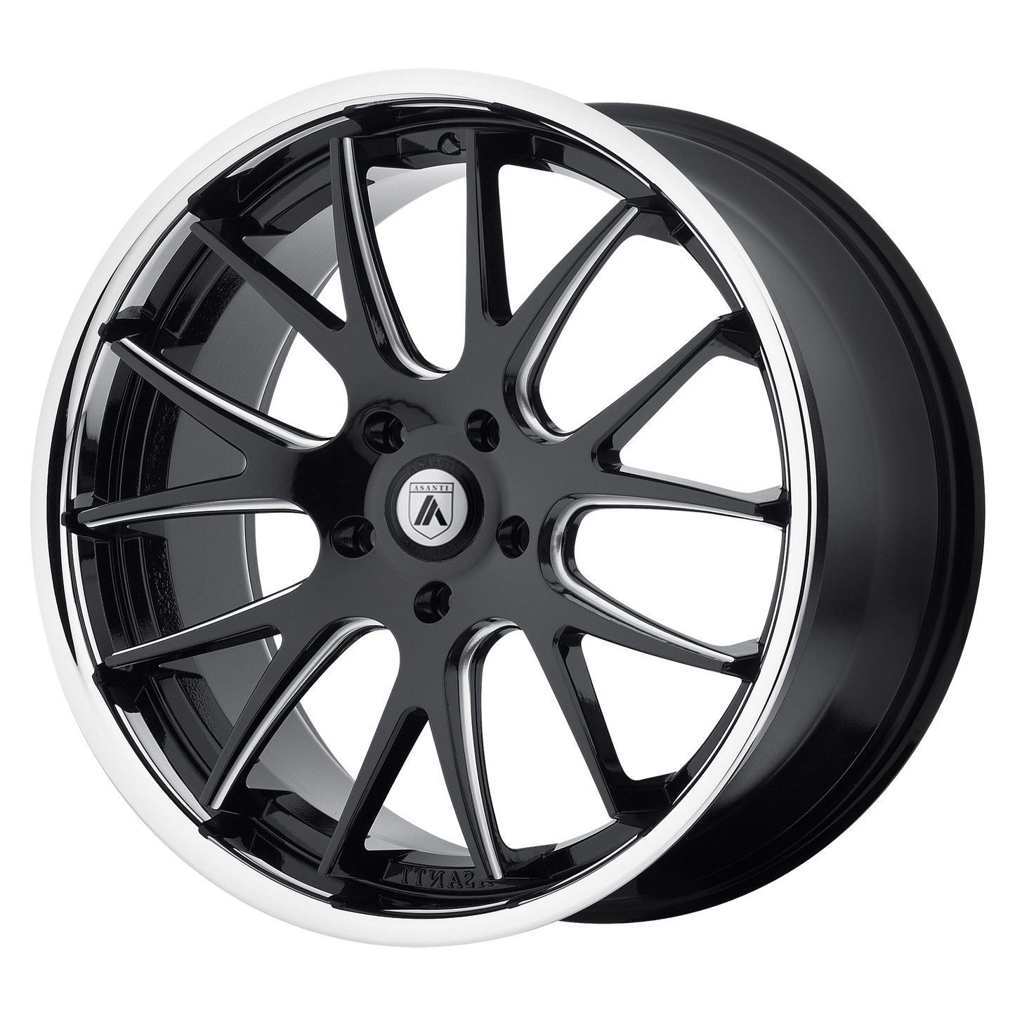 ASANTI ABL-3 CASTOR MATTE BLACK MILLED SS LIP-C-Dub Tech