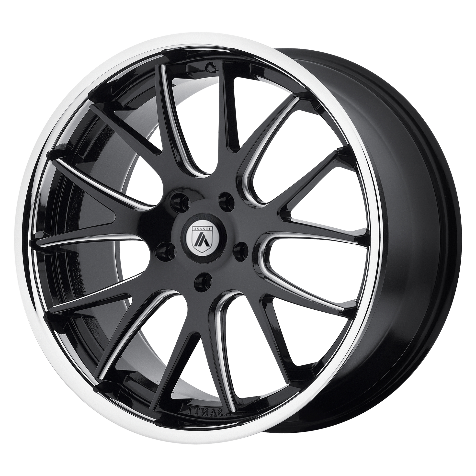 ASANTI ABL-3 CASTOR MATTE BLACK MILLED SS LIP-C-Dub Tech