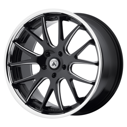 ASANTI ABL-3 CASTOR MATTE BLACK MILLED SS LIP-C-Dub Tech