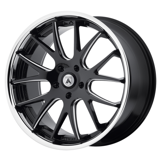 ASANTI ABL-3 CASTOR MATTE BLACK MILLED SS LIP-C-Dub Tech