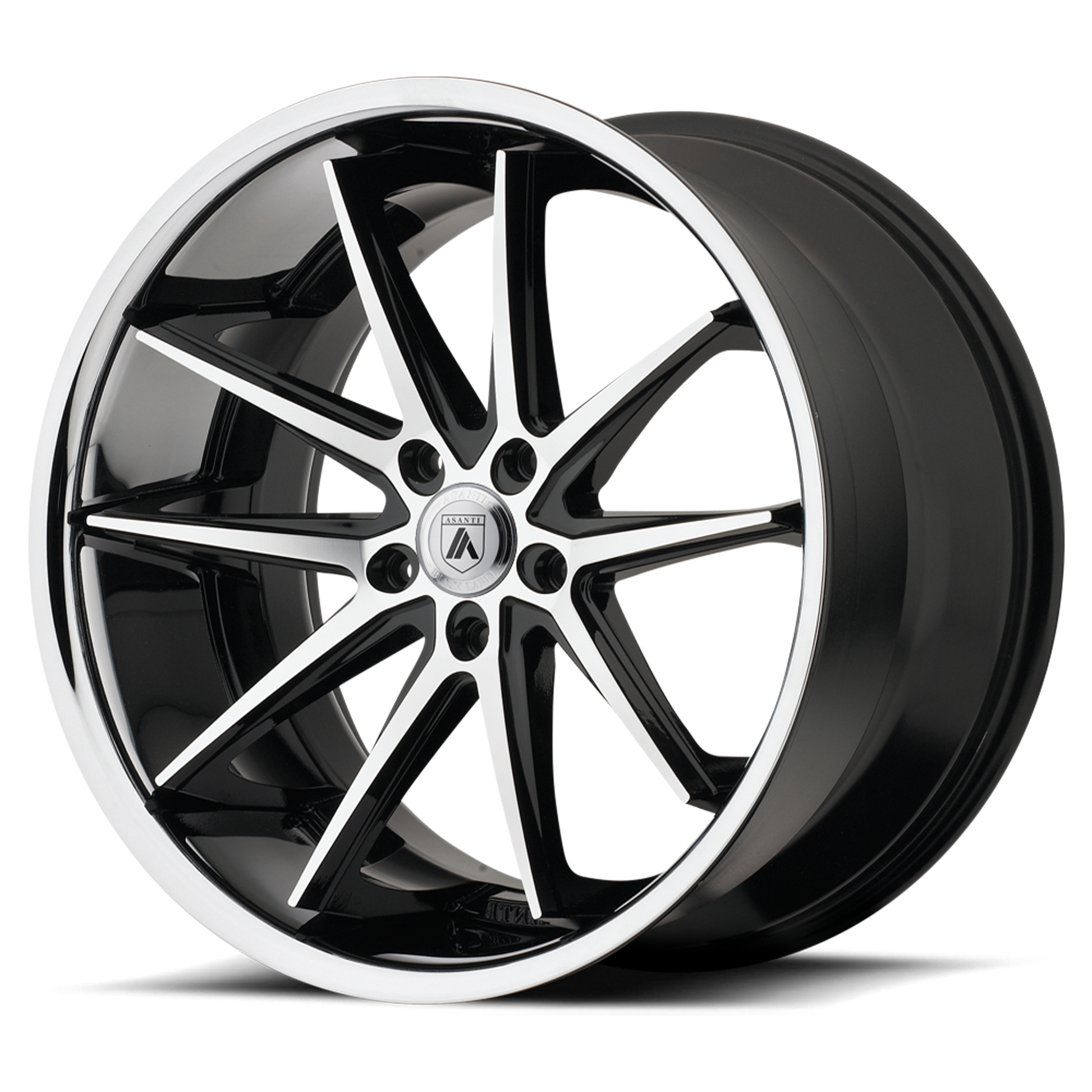 Asanti Abl 5 Altair Wheel, 22x10.5 +38 Offset 5x120, Machined Face Ss Lip - ABL5-22055238MS-C-Dub Tech
