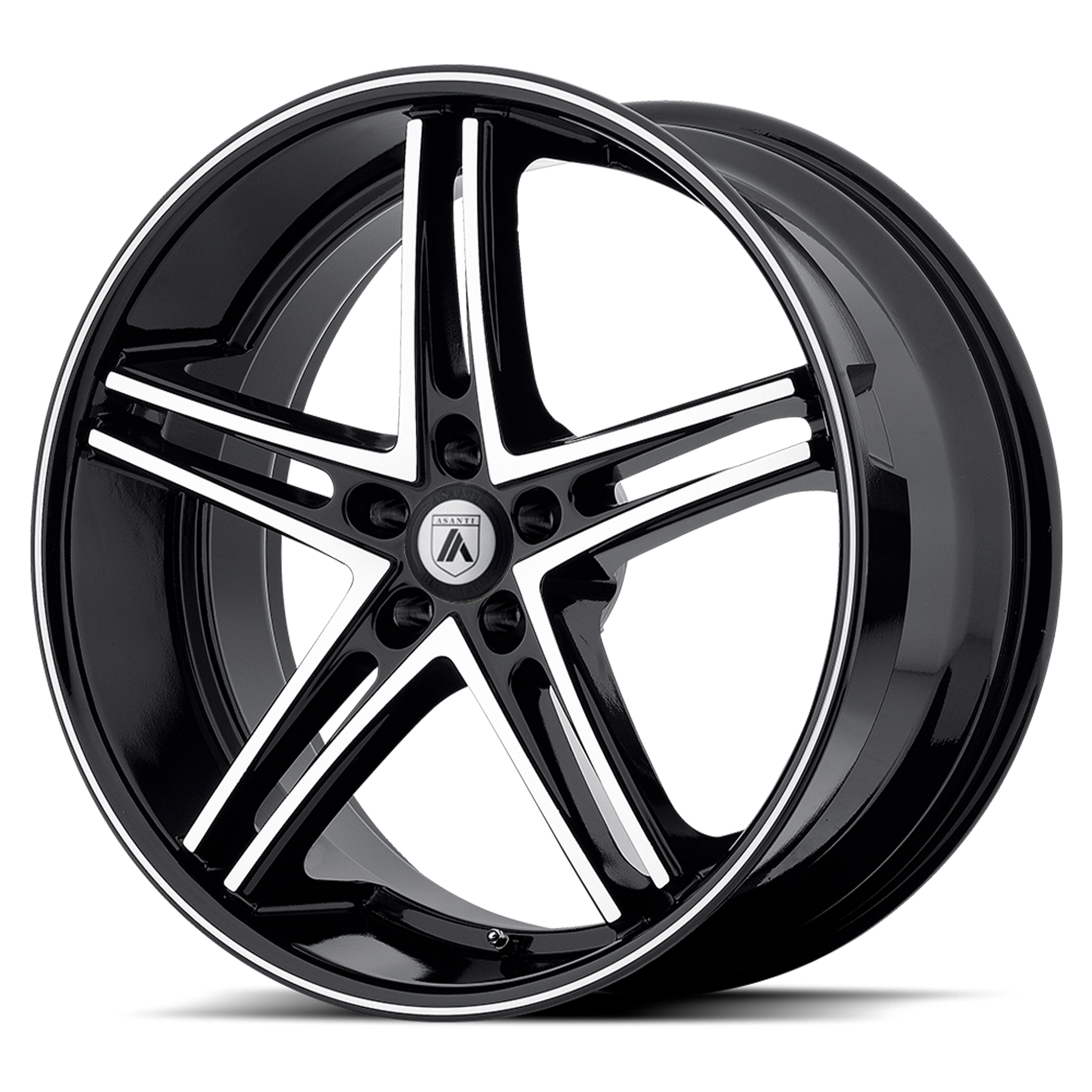 Asanti Abl 7 Wheel, 22x10.0 +38 Offset 5x112, Machine Face With Black Lip - ABL7-22105638MB-C-Dub Tech