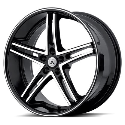 Asanti Abl 7 Wheel, 22x10.0 +38 Offset 5x112, Machine Face With Black Lip - ABL7-22105638MB-C-Dub Tech