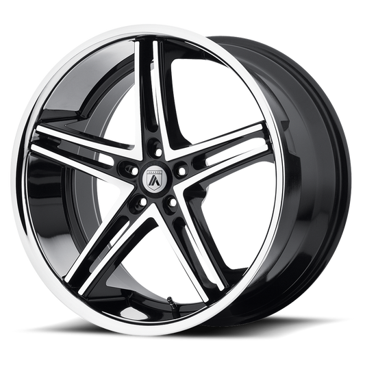 Asanti Abl 7 Wheel, 22x10.0 +38 Offset 5x112, Machined Face With Ss Lip - ABL7-22105638MS-C-Dub Tech