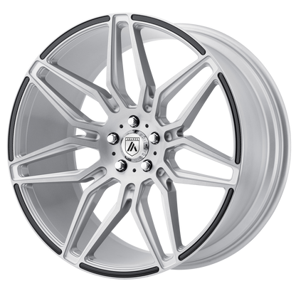 Asanti ABL-11 SIRIUS Wheel, 20x10.5 5x114.3, Brushed Silver Carbon Fiber Insert - ABL11-20051238SL-C-Dub Tech