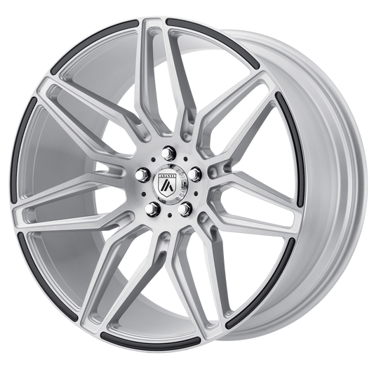 Asanti ABL-11 SIRIUS Wheel, 20x10.5 5x114.3, Brushed Silver Carbon Fiber Insert - ABL11-20051238SL-C-Dub Tech