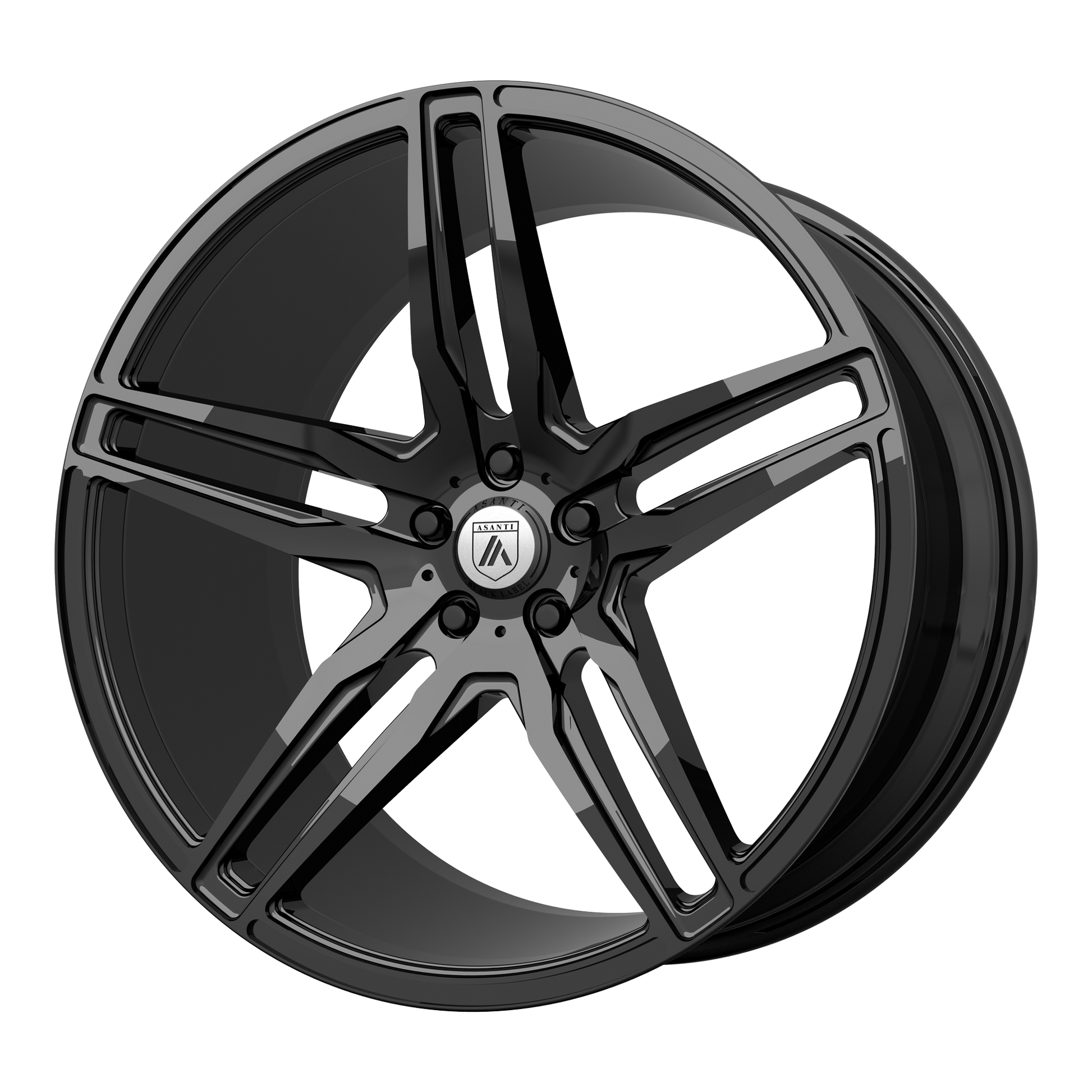 Asanti Abl 12 Orion Wheel, 20x10.5 +38 Offset 5x115, Gloss Black - ABL12-20051538BK-C-Dub Tech