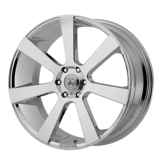 Set of 4: Asanti Abl 15 Apollo Wheel, 24x9.0 +35 Offset 6x135, Chrome - ABL15-24906335CH