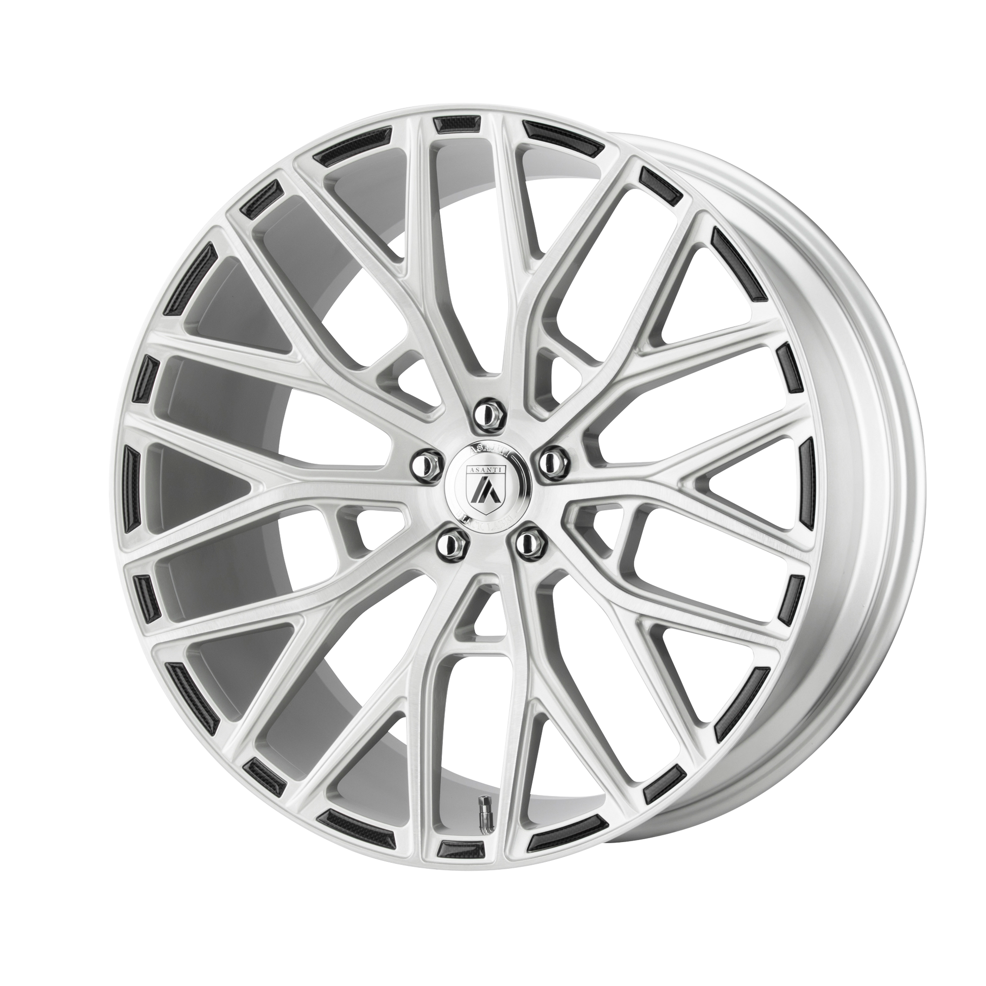 Asanti ABL-21 LEO Wheel, 22x10.5 5x114.3, Brushed Silver - ABL21-22051235SL-C-Dub Tech