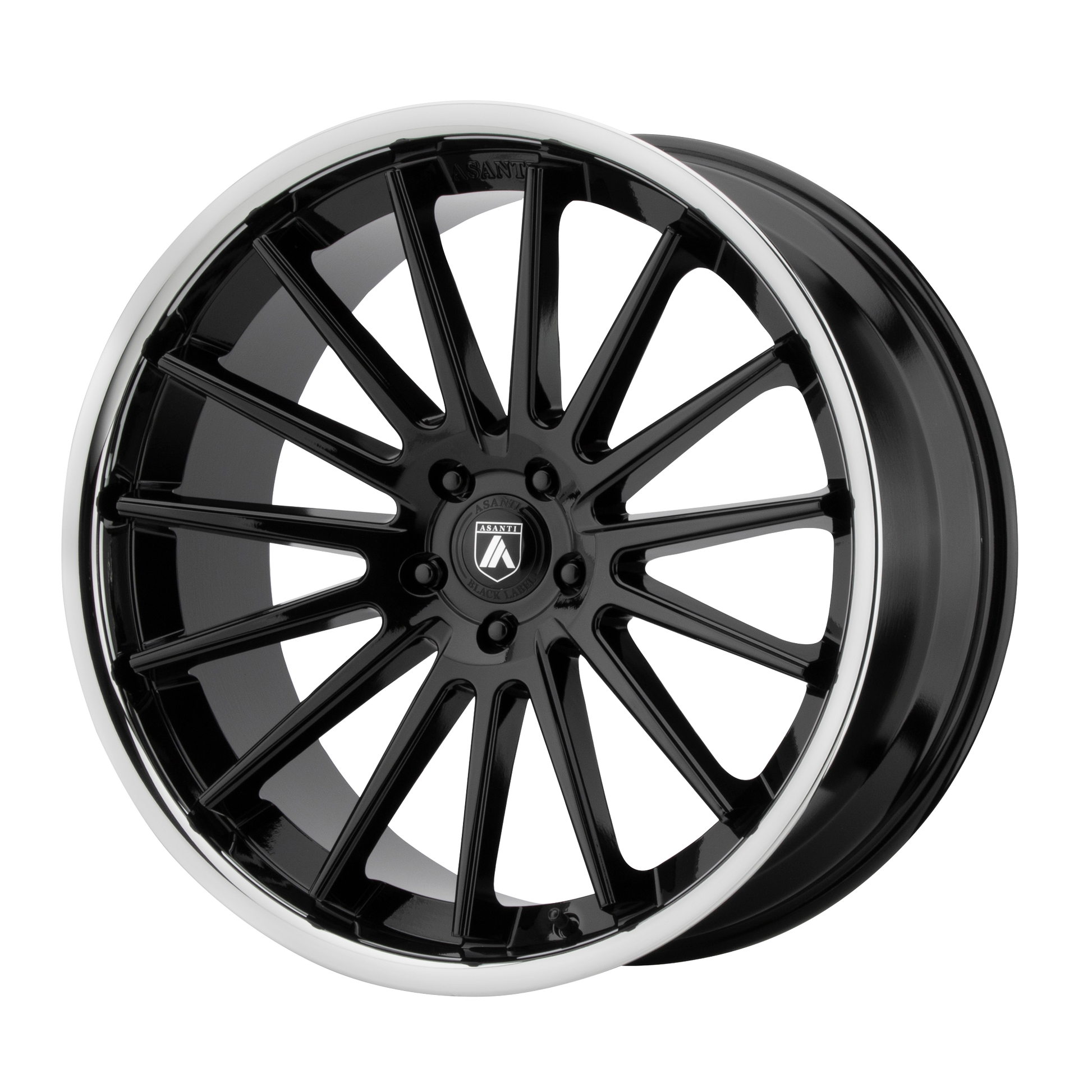Asanti ABL-24 BETA Wheel, 20x10.5 5x114.3, Gloss Black Chrome Lip - ABL24-20051238BK-C-Dub Tech