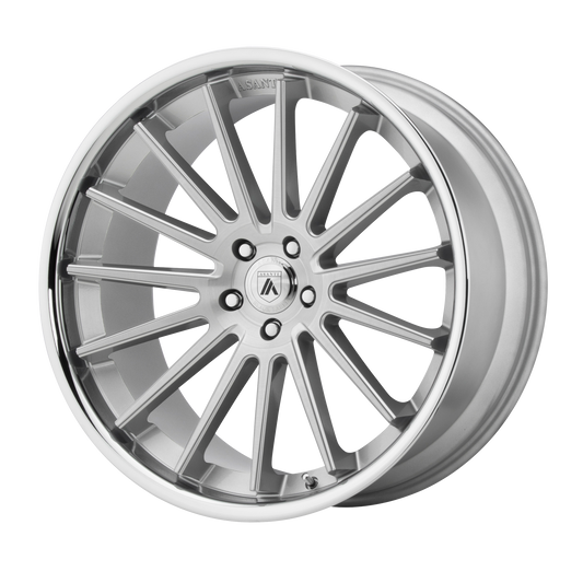 Asanti ABL-24 BETA Wheel, 22x10.5 5x120, Brushed Silver Chrome Lip - ABL24-22055235SL-C-Dub Tech