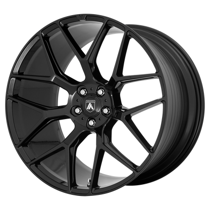 Set of 4: Asanti Abl 27 Dynasty Wheel, 20x8.5 +38 Offset 5x112, Gloss Black - ABL27-20855638BK