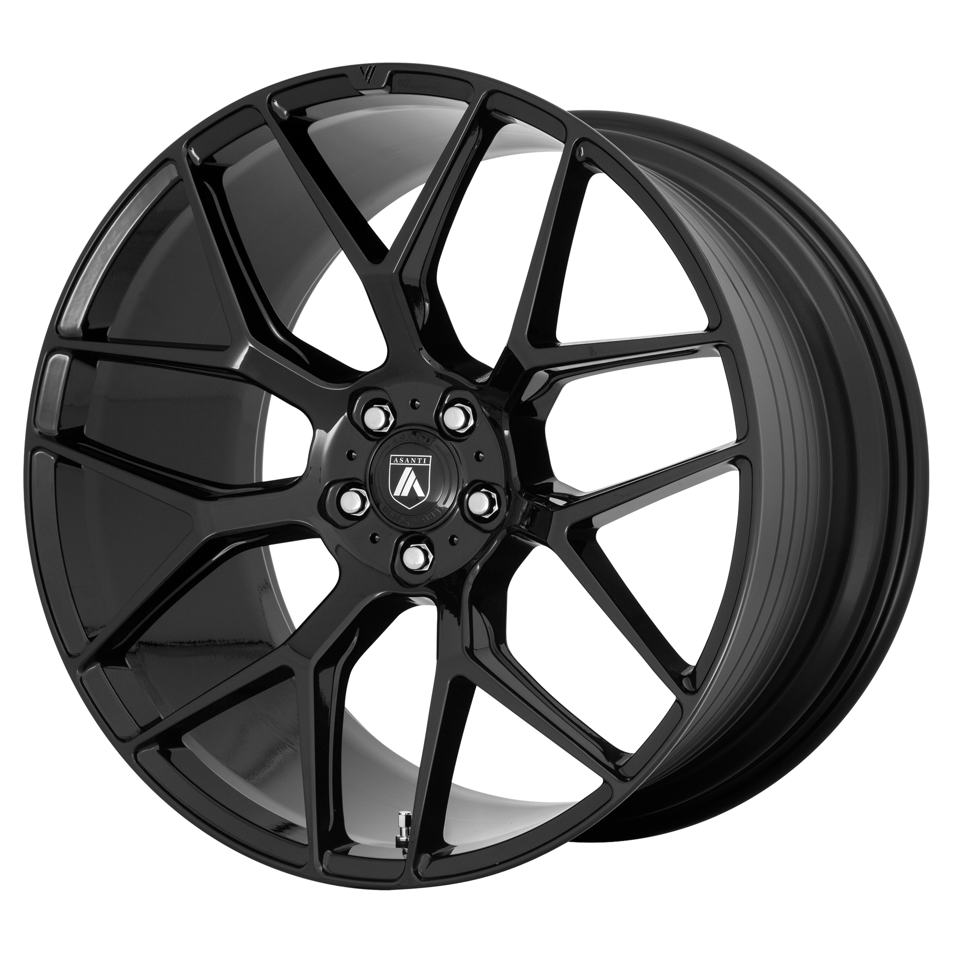 Asanti Abl 27 Dynasty Wheel, 20x8.5 +38 Offset 5x114.3, Gloss Black - ABL27-20851238BK-C-Dub Tech