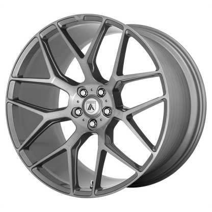 Set of 4: Asanti Abl 27 Dynasty Wheel, 20x8.5 +38 Offset 5x108, Titanium Brushed - ABL27-20854538TB