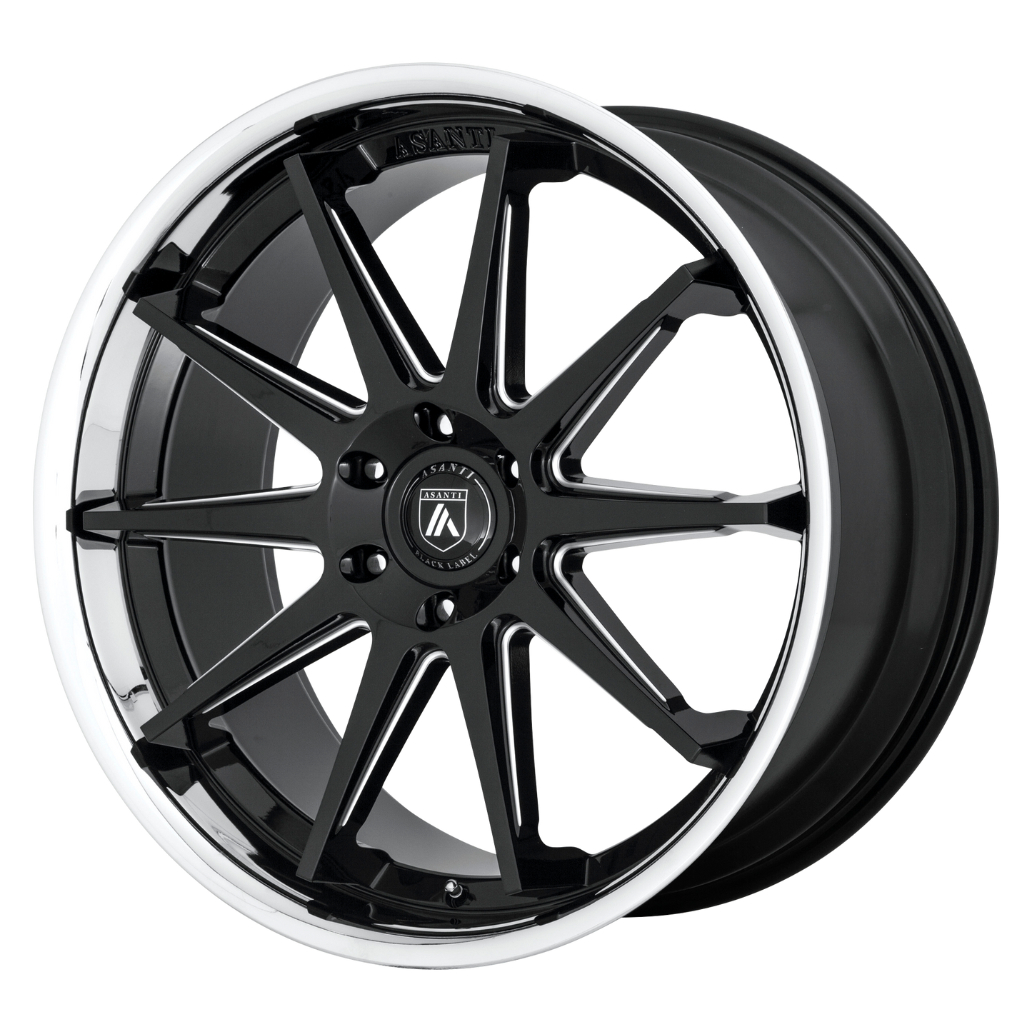 ASANTI ABL-29 EMPEROR GLOSS BLACK MILLED WITH CHROME LIP-C-Dub Tech