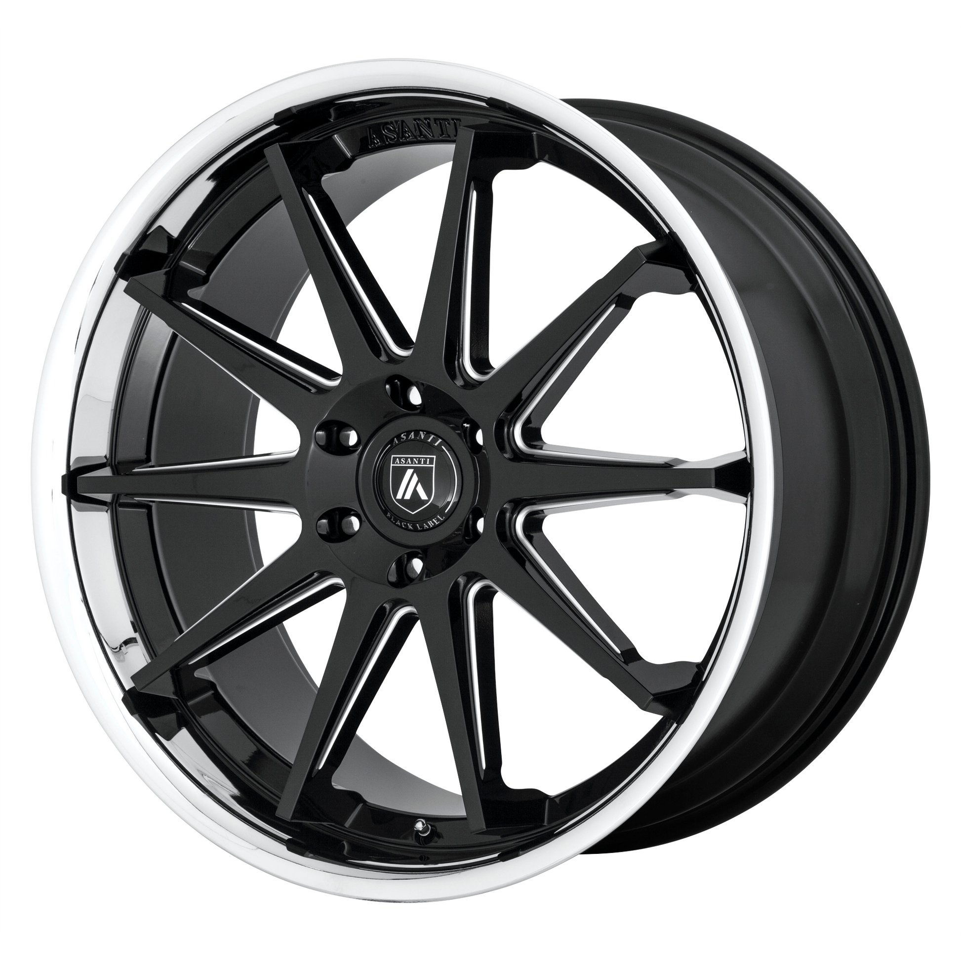 ASANTI ABL-29 EMPEROR GLOSS BLACK MILLED WITH CHROME LIP-C-Dub Tech