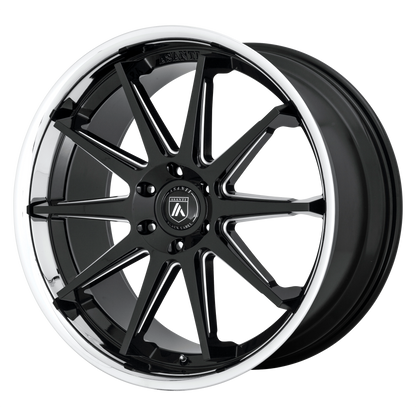 ASANTI ABL-29 EMPEROR GLOSS BLACK MILLED WITH CHROME LIP-C-Dub Tech