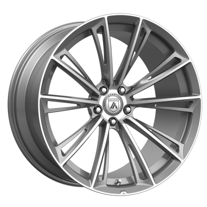 Set of 4: Asanti Abl30 Corona Truck Wheel, 22x9.5 +30 Offset 6x120, Titanium Brushed - ABL30-22957730TB