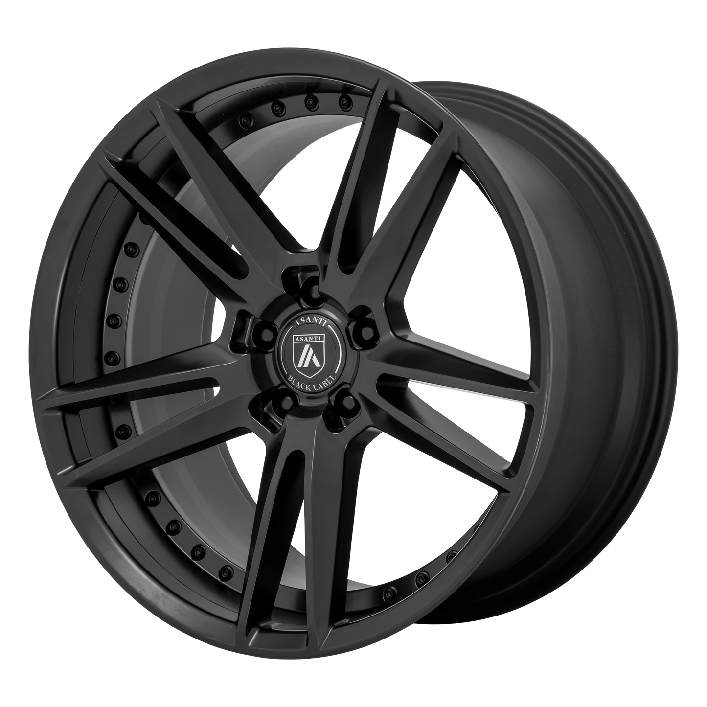 Set of 4: Asanti Abl 33 Reign Wheel, 20x10.5 +20 Offset 5x115, Satin Black - ABL33-20051520SB